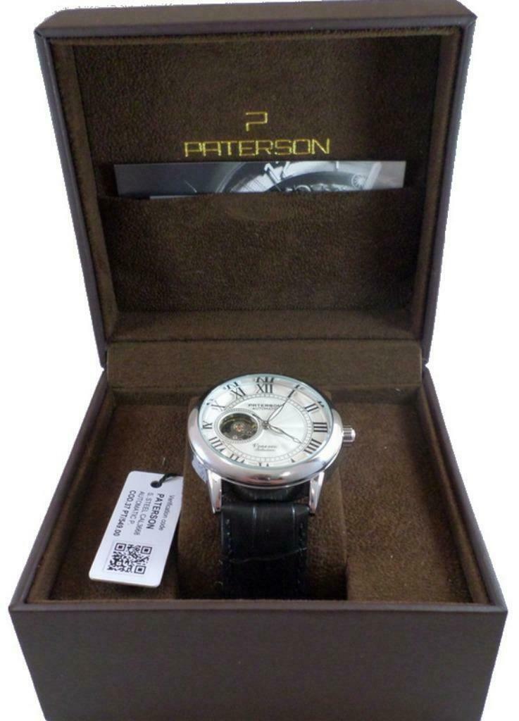 Montre Paterson Automatic Venezia Collection 3668, Handtassen en Accessoires, Horloges | Heren, Overige materialen, Leer, Polshorloge