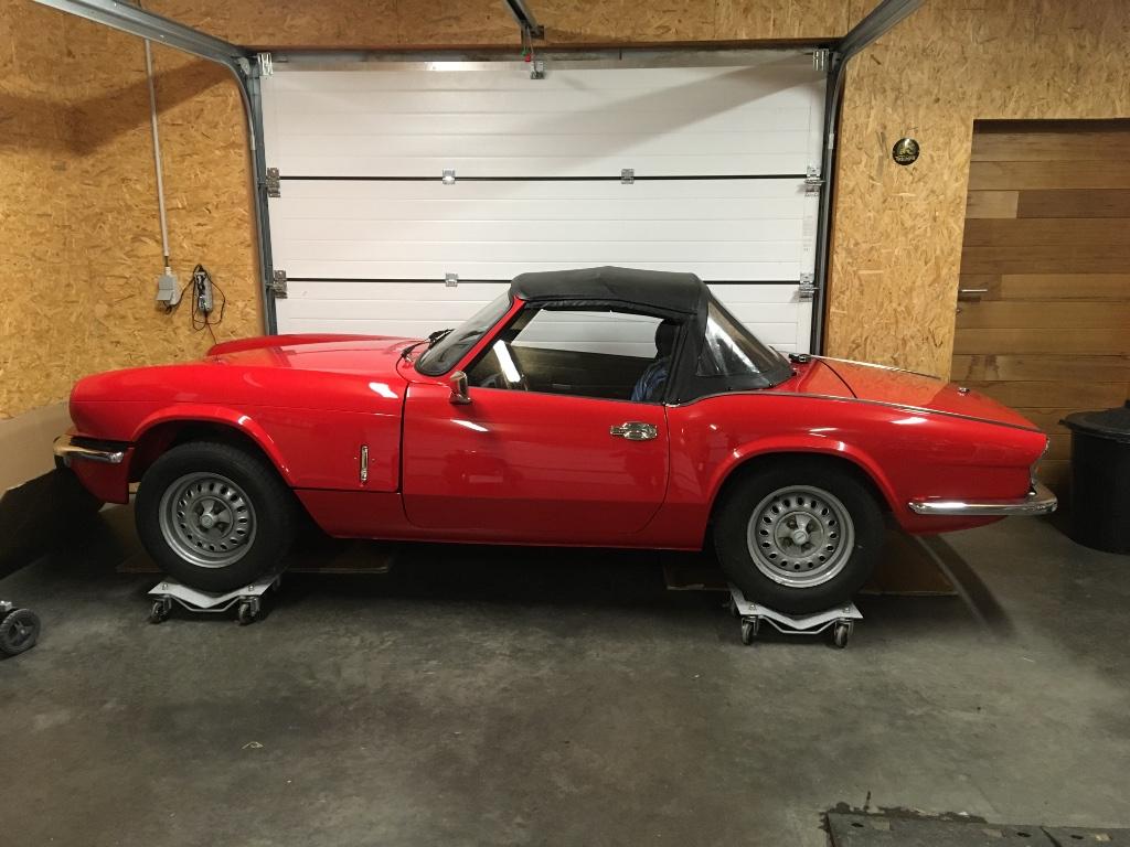 triumph spitfire, Autos, Rouge, Achat, Intérieur cuir, Boîte manuelle
