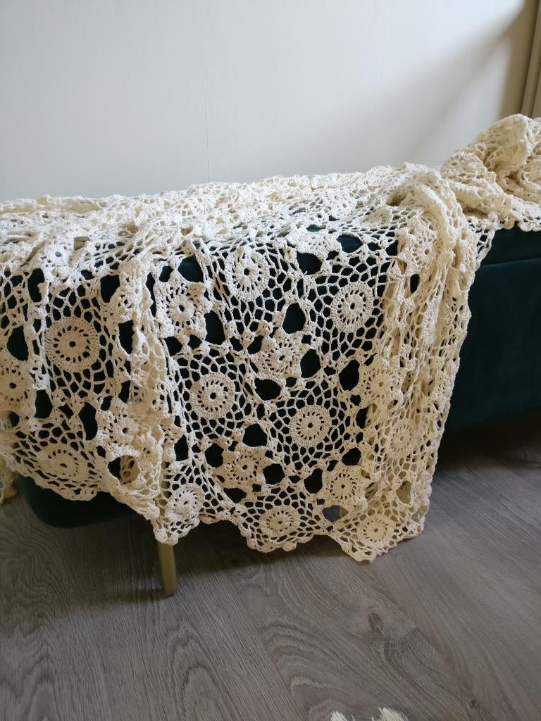 Couvre-lit/couverture au crochet, Enlèvement ou Envoi