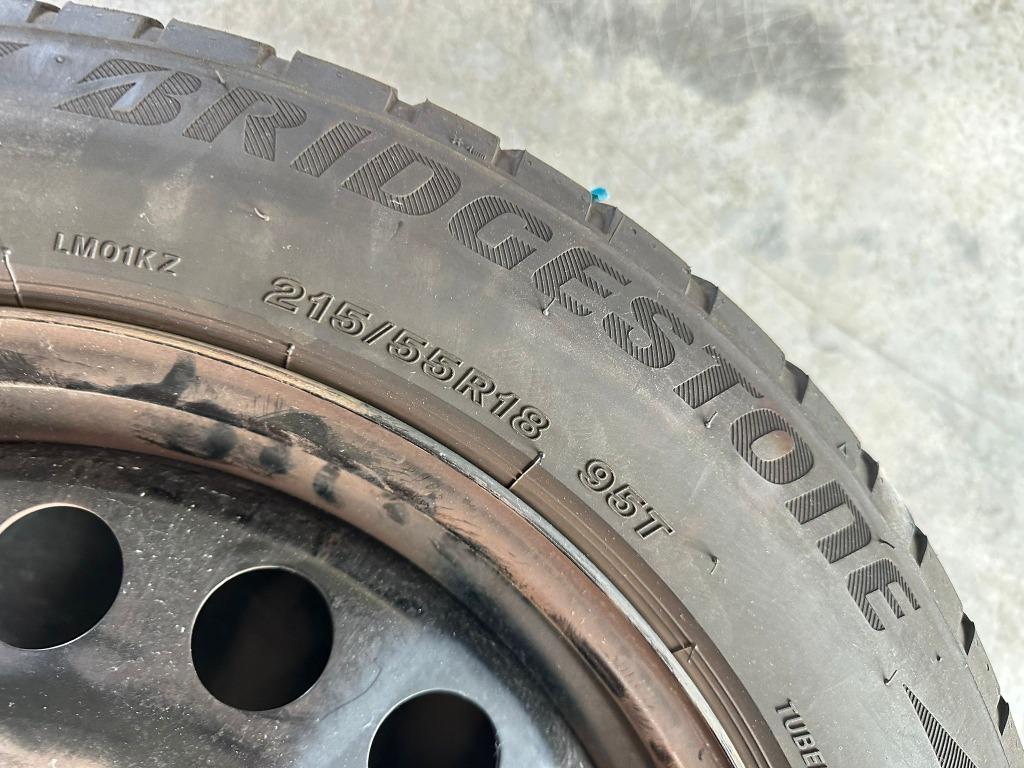 Pneus d'hiver Bridgestone jante Volkswagen ID.3 15/55 R18, Autos : Pièces & Accessoires, Pneus & Jantes, Pneu(s), Pneus hiver