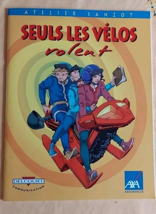 Bd Seuls les vélos volent., Livres, BD, Enlèvement ou Envoi, Comme neuf, Nathalie Ferlut