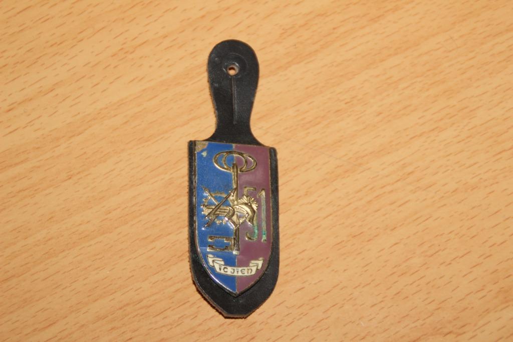 ABL borsthanger „51 Bn Log”, Verzamelen, Verzenden, Landmacht, Embleem of Badge