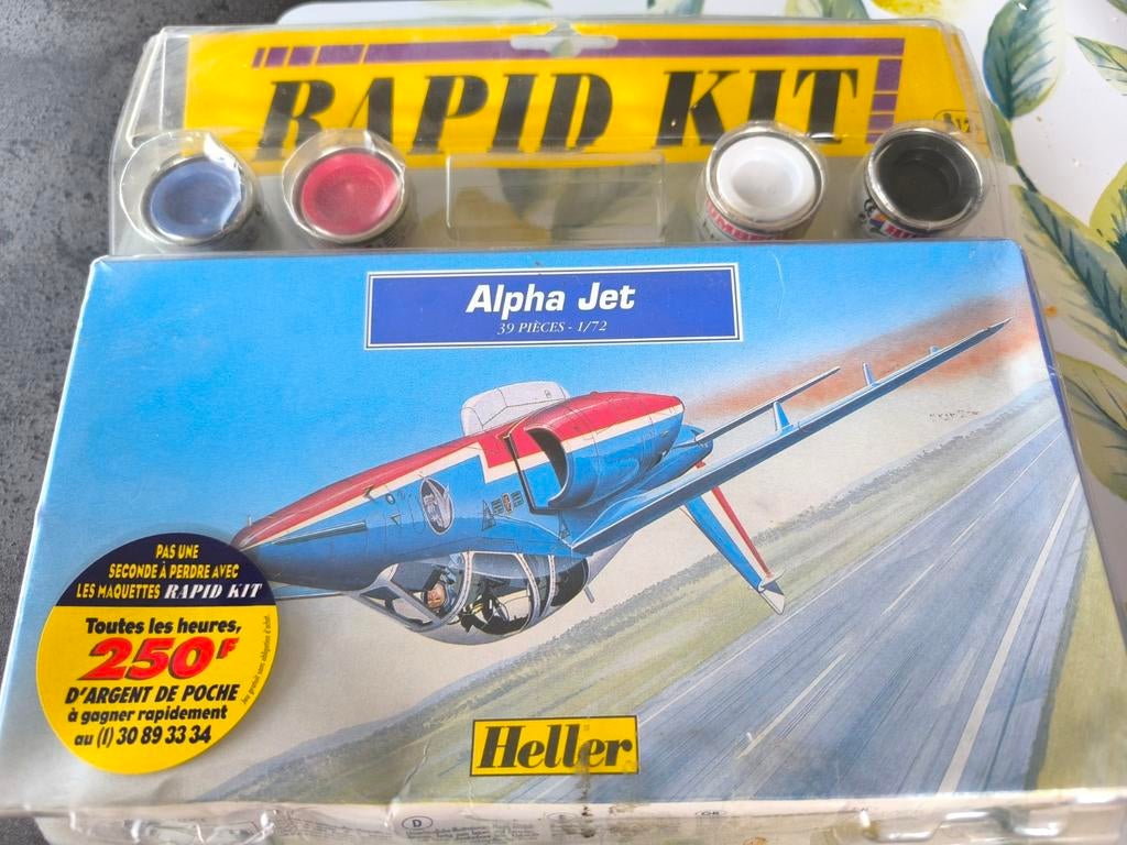 Heller Alpha Jet 39 stuks 1/72 New Vintage jaren 80, Hobby en Vrije tijd, Modelbouw | Vliegtuigen en Helikopters, Ophalen of Verzenden