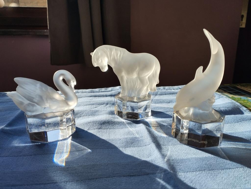 figurines cristal Goebel, Antiek en Kunst, Antiek | Glaswerk en Kristal, Ophalen