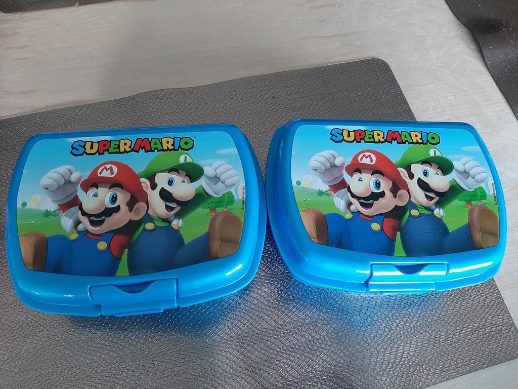 2 boterhamdozen mario, Enlèvement, Neuf