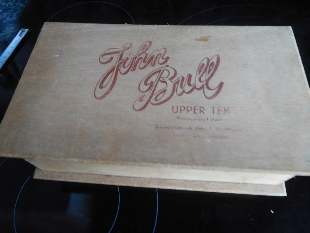 Boîte cigares John Bull en bois, Enlèvement ou Envoi, Utilisé, Boîtes ou marques d'allumettes