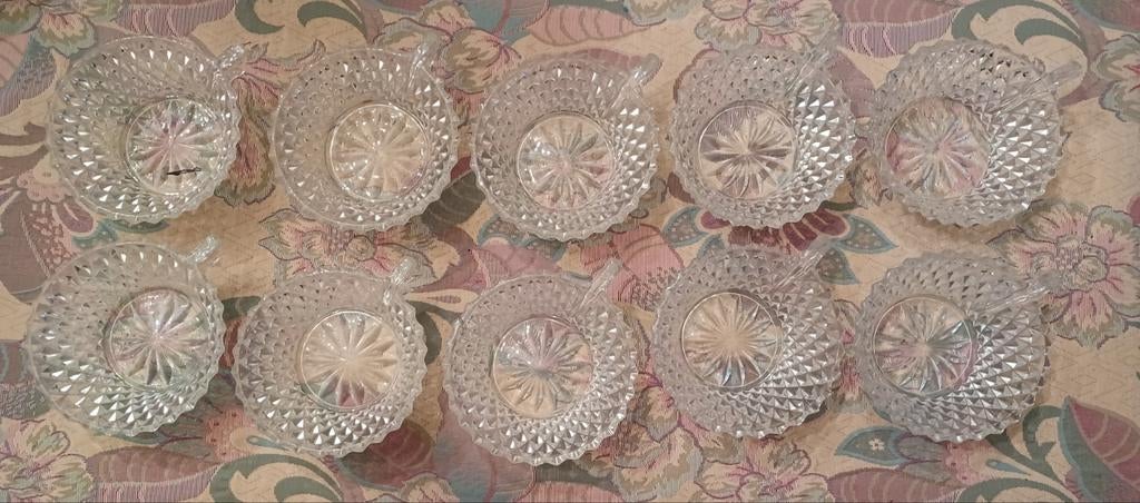 Set van 10 vintage kommetjes., Enlèvement