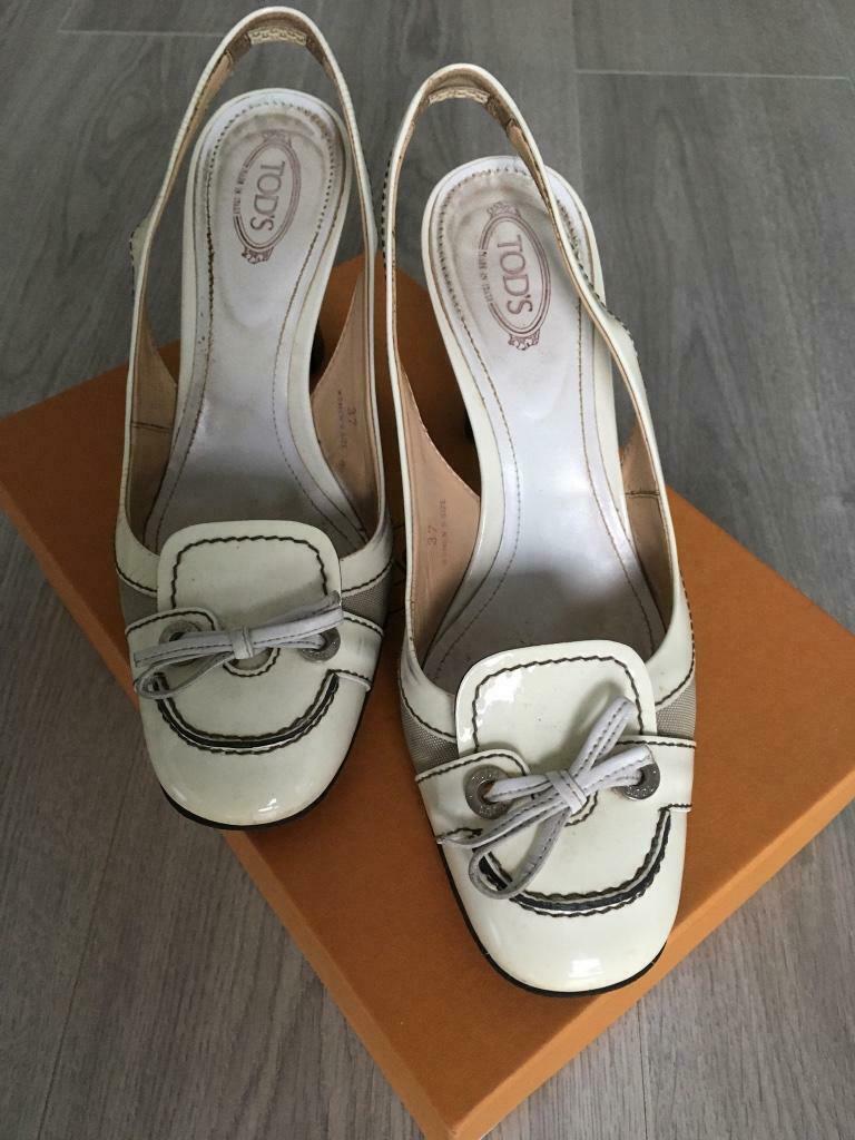 Schoenen Tod’s, Kleding | Dames, Schoenen, Ophalen, Pumps, Wit, Gedragen