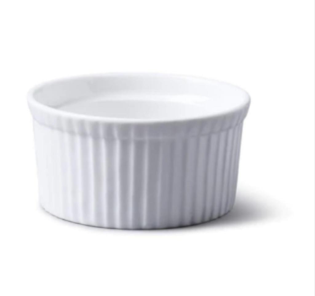 Porcelein ramekin 9 cm per verpakking 8 stuks, Ophalen