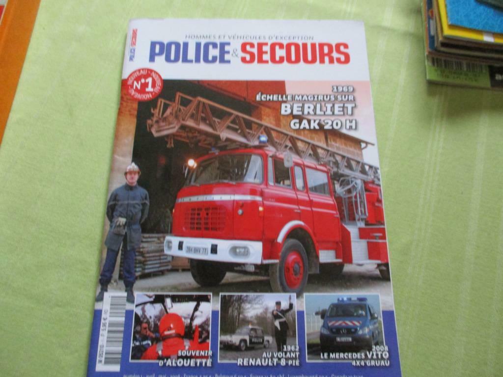 POLICE & SECOURS., Ophalen of Verzenden, Zo goed als nieuw, Overige typen