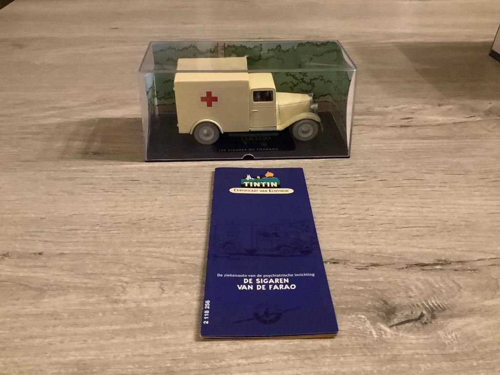 Voiture miniature Tintin Les cigares du Pharaon (Nouveauté), Collections, Enlèvement ou Envoi, Tintin, Neuf, Statue ou Figurine