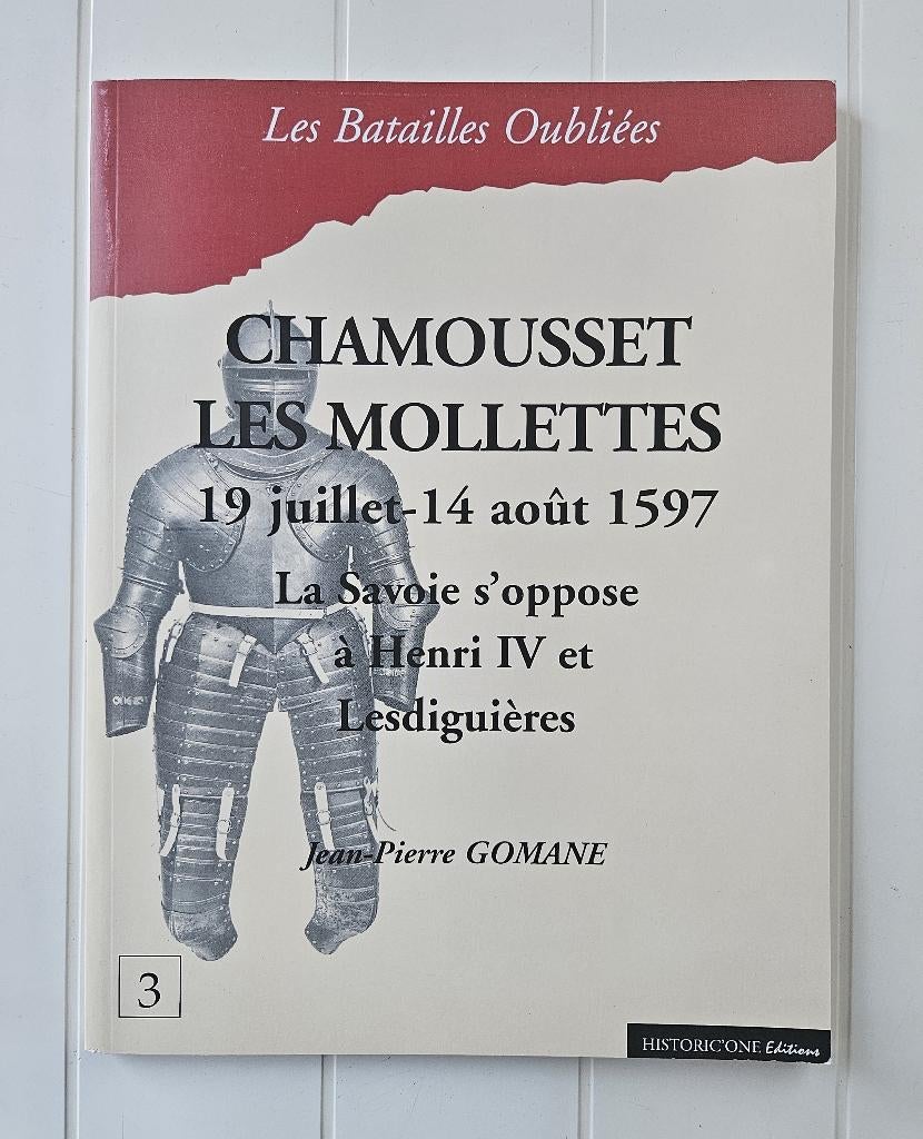 Chamousset-Les Mollettes, 20 juillet-14 août 1597, Enlèvement ou Envoi, Jean-Pierre Gomane, Avant 1940, Général