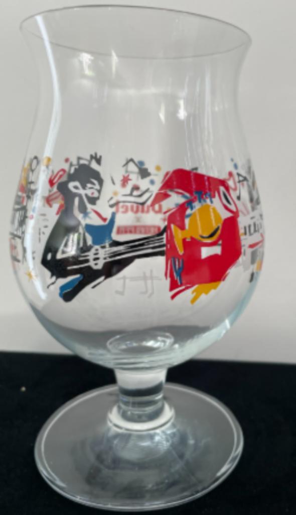 Duvel glas 2023 Henri PFR, Ophalen, Zo goed als nieuw, Glas of Glazen, Duvel