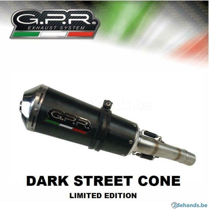gpr slip-on demper yamaha fz 8 2010/16 dark street cone, Motoren, Verzenden, Nieuw