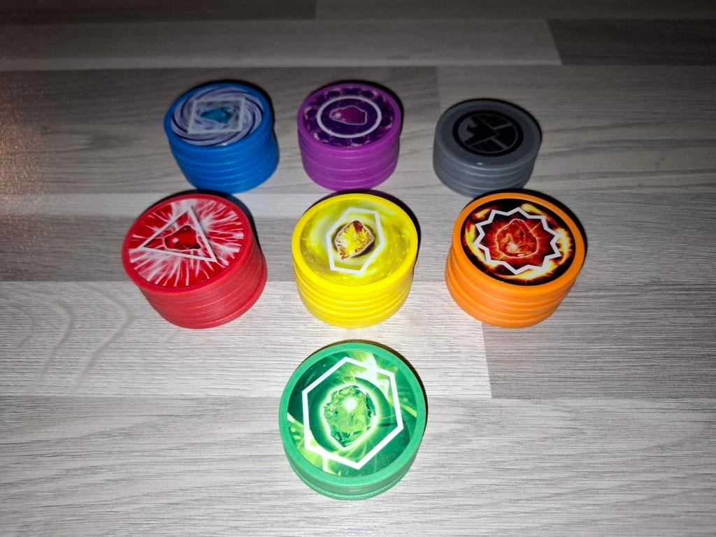 Jetons du jeu Splendor, Enlèvement ou Envoi