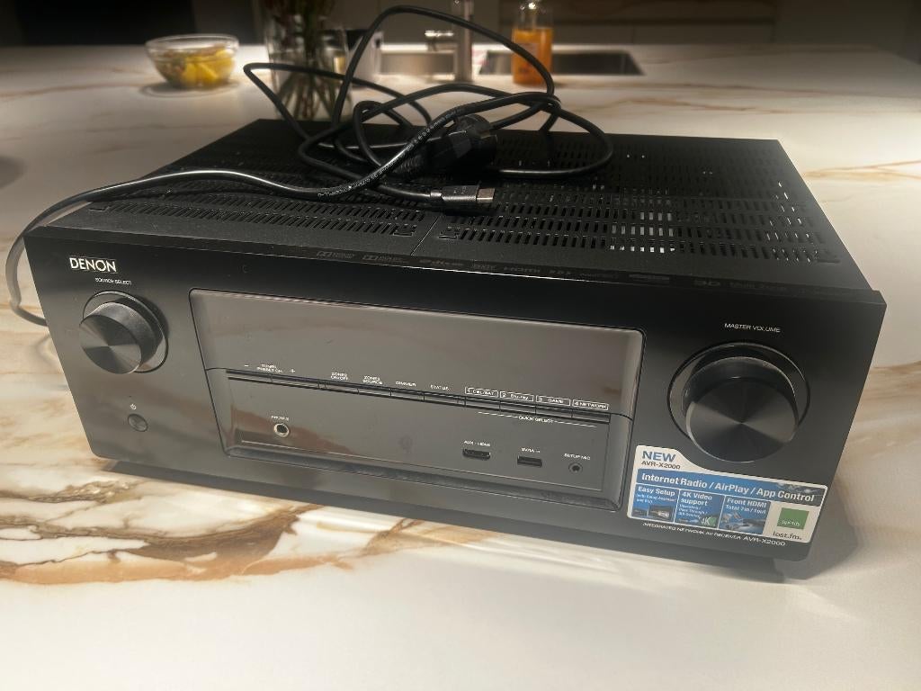 Denon AVR‑X2000 – krachtige 7.1 AV‑receiver!, Denon, Comme neuf, Enlèvement, 120 watts ou plus