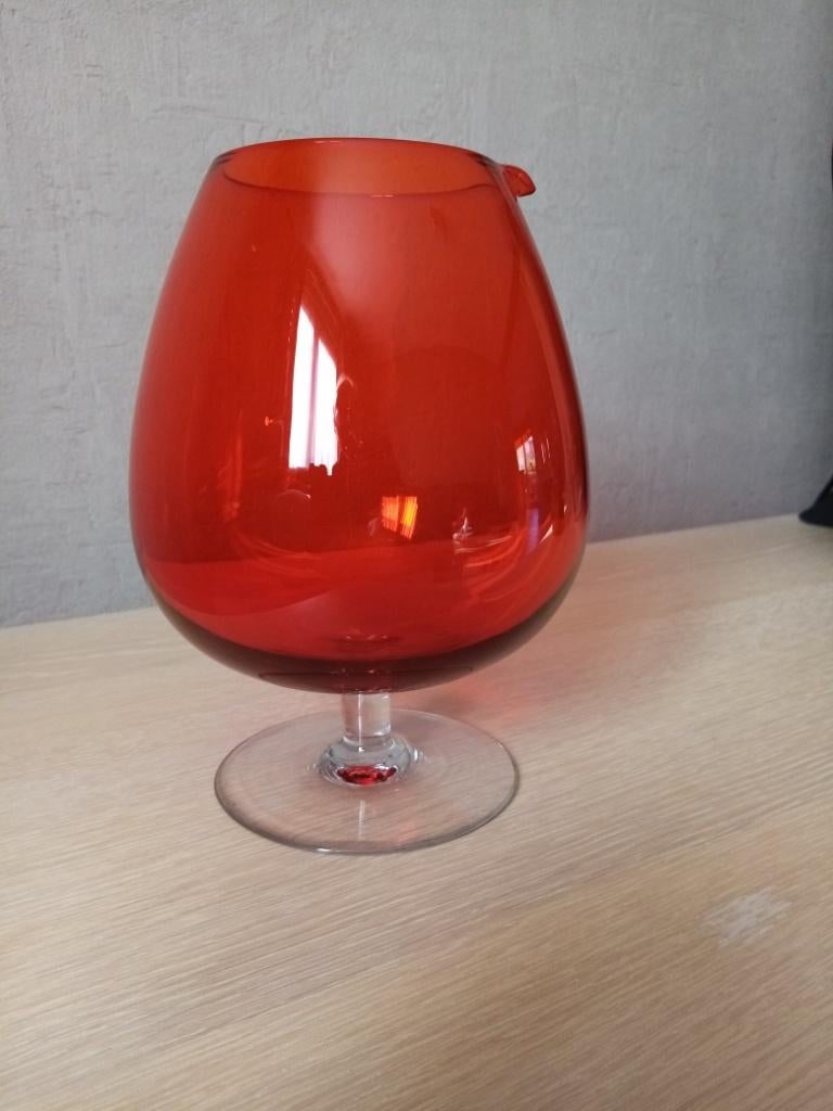 Mooie vintage Empoli schenkvaas uit de jaren 60/70., Antiek en Kunst, Kunst | Designobjecten, Ophalen