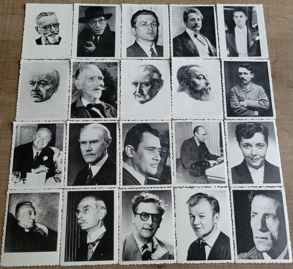 25 oude fotoprenten: reeks Ken Uw Volk, Ophalen of Verzenden, Zo goed als nieuw, Overige onderwerpen, Prent