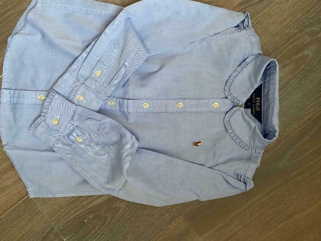 Ralph Lauren hemd 5 jaar., Verzenden, Zo goed als nieuw, Ralph Lauren, Meisje