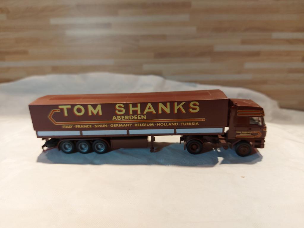 Herpa 842011 - DAF 3600 Tom Shanks, Ophalen of Verzenden, Gebruikt, Bus of Vrachtwagen, Herpa
