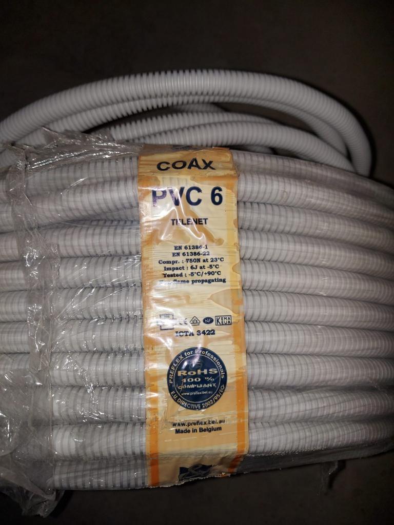 Preflex Coax PVC6, Enlèvement, Neuf