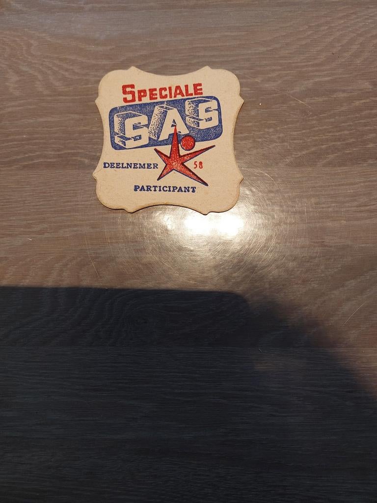 Oud bierviltje brouwerij Sas Ecluse, Verzamelen, Ophalen of Verzenden