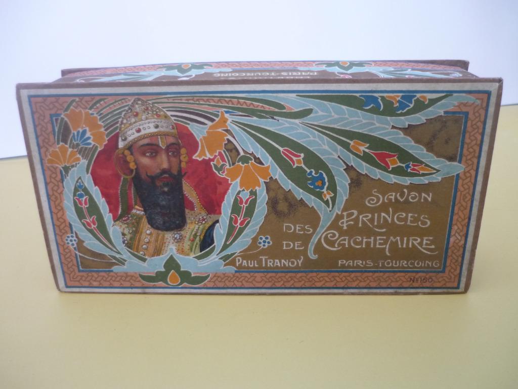 Boîte carton pour savon , décor orientaliste / Paul Tranoy, Collections, Envoi