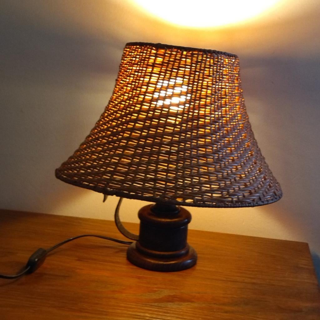 Lampe de table vintage, Moins de 50 cm, Enlèvement ou Envoi, Vintage, Comme neuf