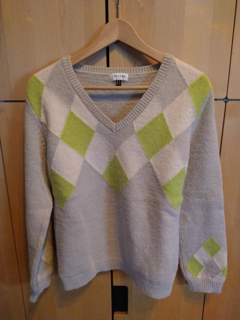 Wollen trui Accent, Accent, Wit, Ophalen of Verzenden, Maat 36 (S)