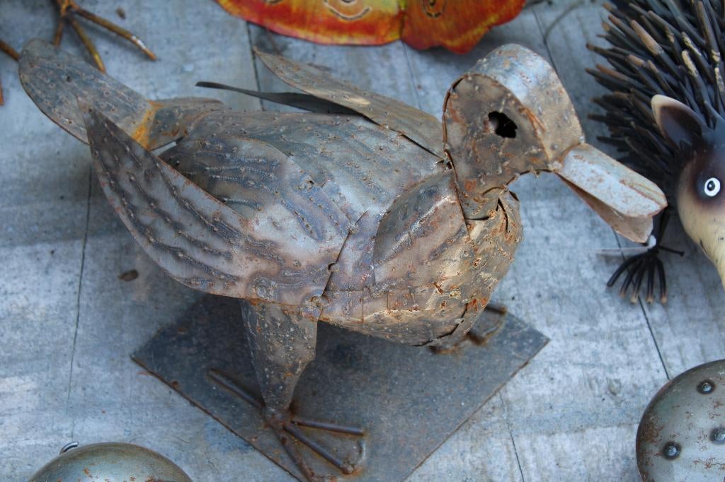 canard en fer forgé et rouillé, Enlèvement ou Envoi, Neuf, Métal, Animal