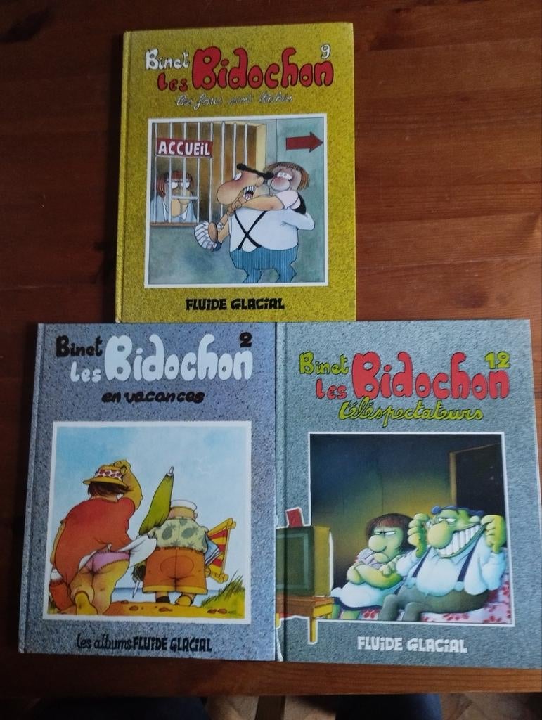 Lot de 3 BD les Bidochon, Livres, Enlèvement ou Envoi