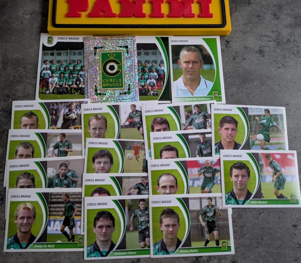 Autocollants de football Panini 2005 19X CERCLE BRUGGE 2005, Envoi, Neuf