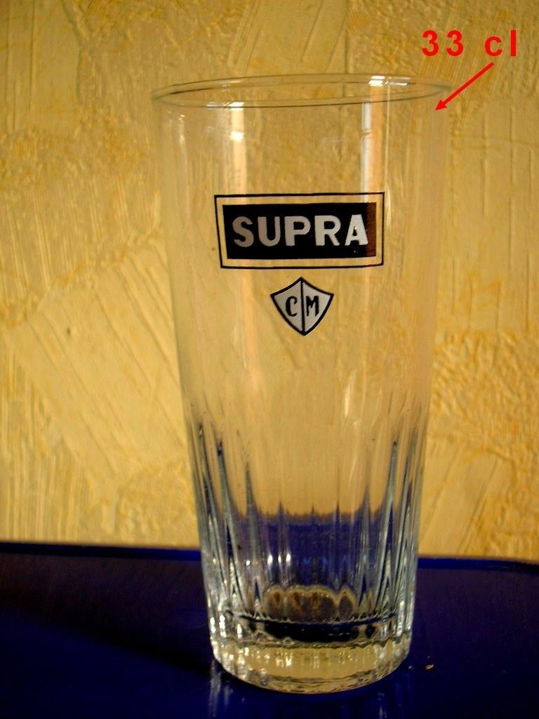 Chevalier Marin - Supra 33 cl, Verzamelen, Biermerken, Ophalen of Verzenden, Zo goed als nieuw, Glas of Glazen