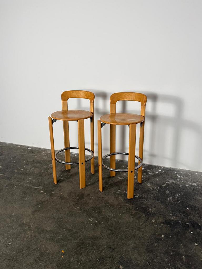 Kusch Co Bruno Rey barkruk naturel Hay (2 beschikbaar), Huis en Inrichting, Ophalen, Zo goed als nieuw