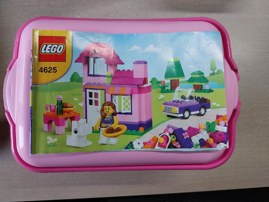 Lego 4625 auto huis meisje, Ophalen, Complete set, Lego