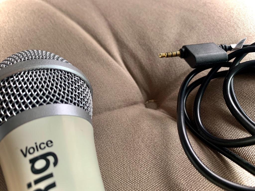 iRig Voice Microfoon (voor mobiele telefoon) jack kabel aux, Musique & Instruments, Enlèvement, Utilisé, Micro studio