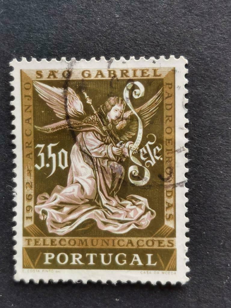 Portugal 1962 - aartsengel Gabriel, Verzenden, Portugal, Gestempeld