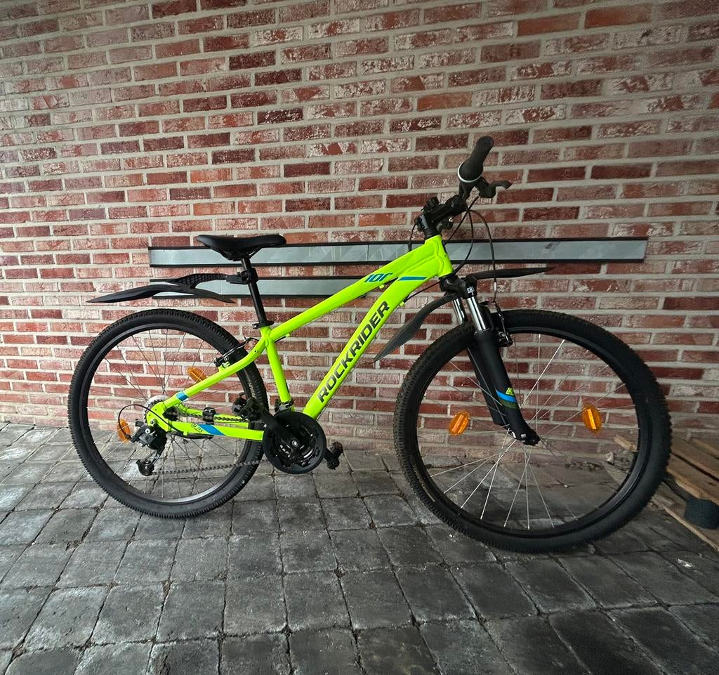 Zo goed als nieuwe Rockrider st100 sporttrail (mtb), Fietsen en Brommers, Fietsen | Mountainbikes en ATB, Ophalen, Zo goed als nieuw