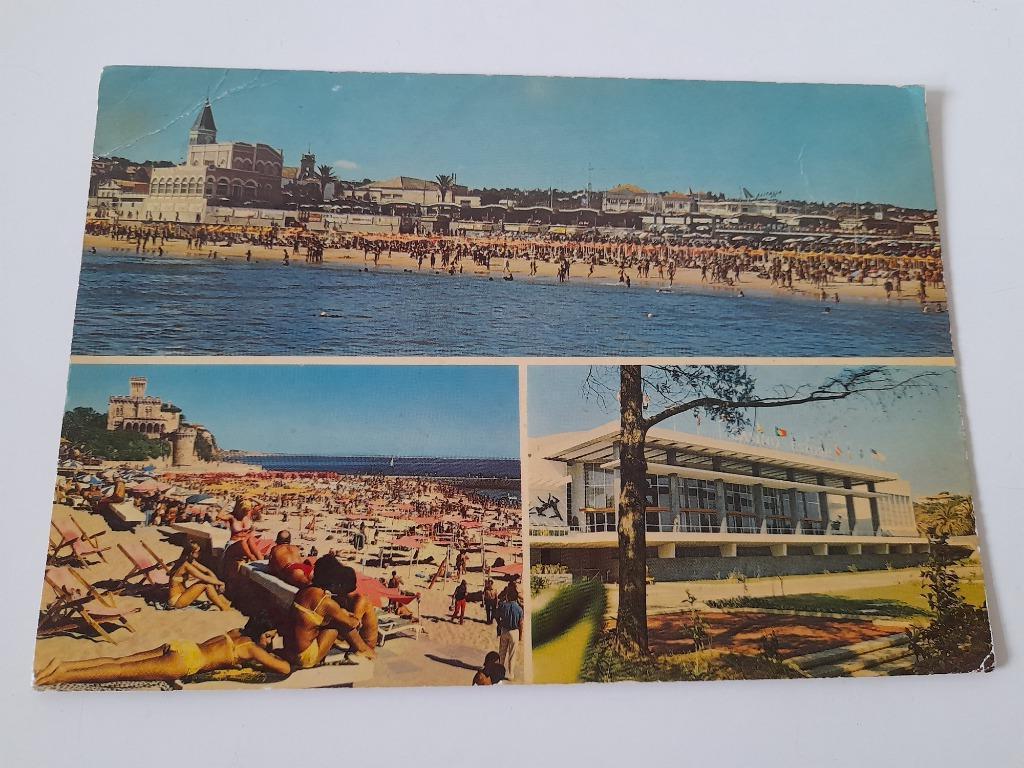 Oude postkaart - Kust Portugal - 1960, Verzamelen, Postkaarten | Buitenland, Ophalen of Verzenden, Gelopen, Overig Europa