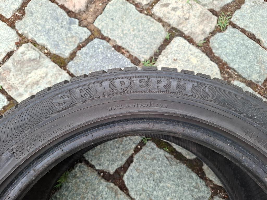 4 Semperit 245/45 R 17H winterbanden, Enlèvement, Utilisé, Pneus hiver, 245 mm