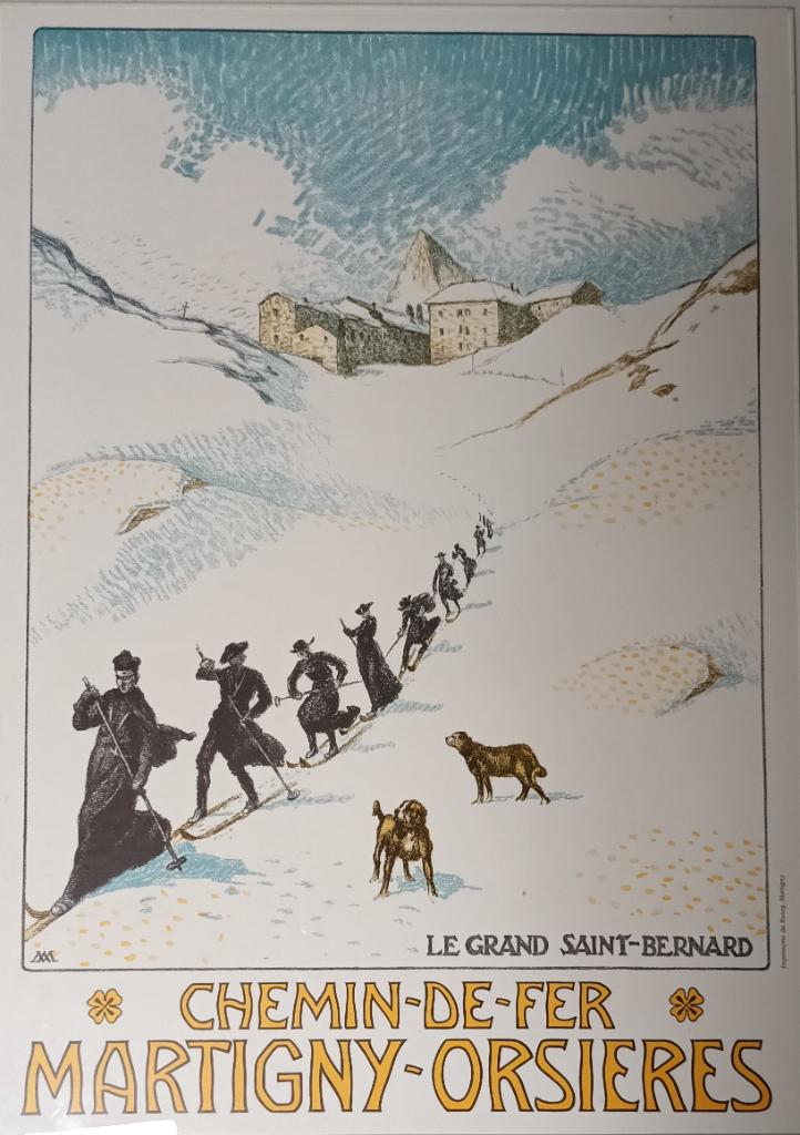 Impremerie du Bourg Matigny - Chemin-de-fer Martigny Orsiere, Enlèvement ou Envoi