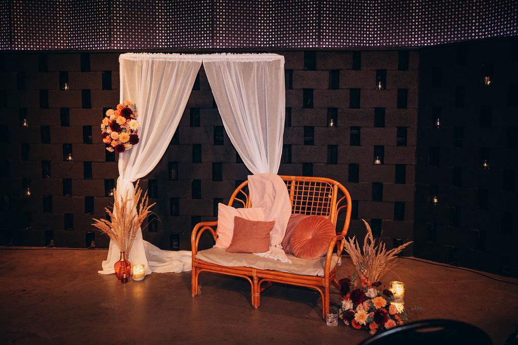 Backdrop trouw, Ophalen, Nieuw, Versiering