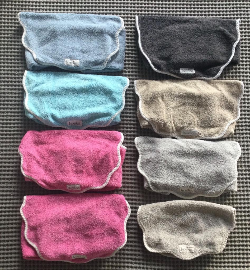 7 mouwslabben + 1 slab Koeka, Kinderen en Baby's, Ophalen of Verzenden, Gebruikt, Overige typen