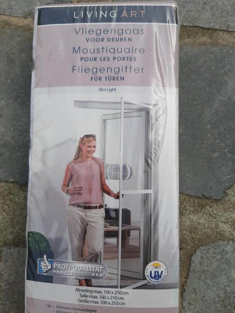 Moustiquaire pour portes de taille max. 100 x 210 cm NOUVEAU, Bricolage & Construction, Fenêtres & Moustiquaires, Enlèvement, Neuf
