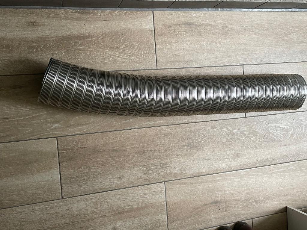 1 Meter dubbelwandig aluminium flexibel, Enlèvement, Utilisé, Ventilateur et Extracteur