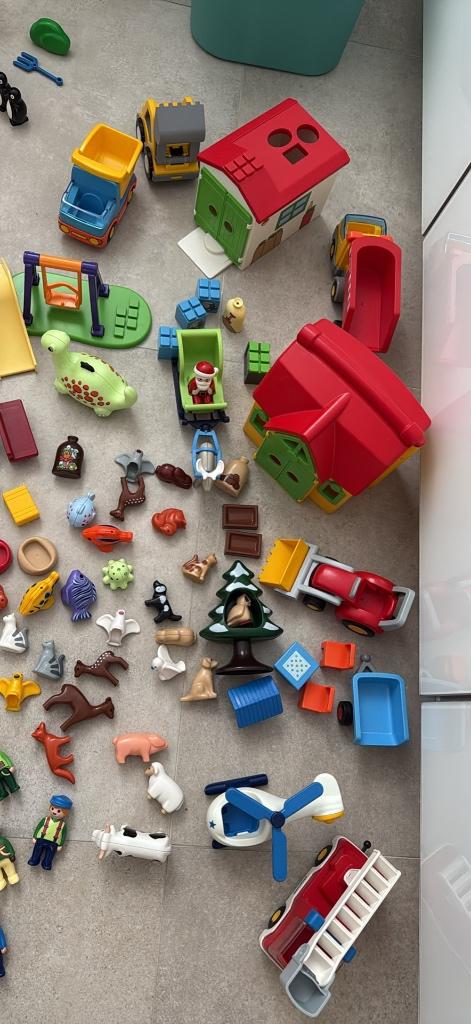 Playmobil 123 groot lot, Kinderen en Baby's, Speelgoed | Playmobil, Ophalen, Gebruikt, Complete set