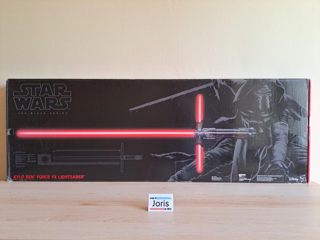 Kylo Ren lightsaber (04) - Hasbro The Black Series, Ophalen of Verzenden, Zo goed als nieuw, Replica