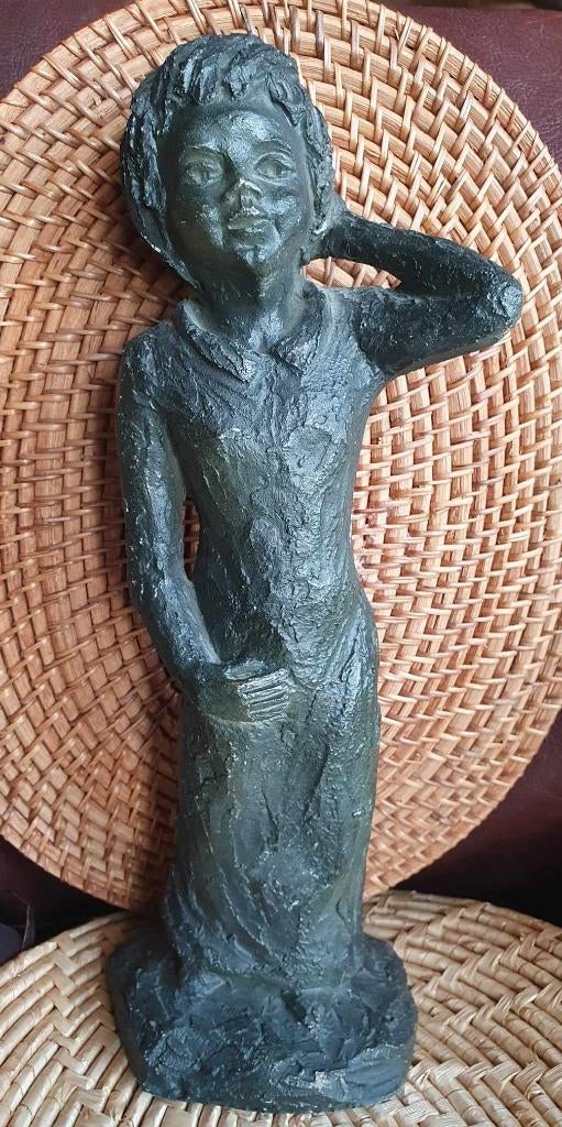 Ger van Tankeren,statue en bronze,signée.De l'art,tres bon, Antiquités & Art, Art | Sculptures & Bois, Enlèvement ou Envoi