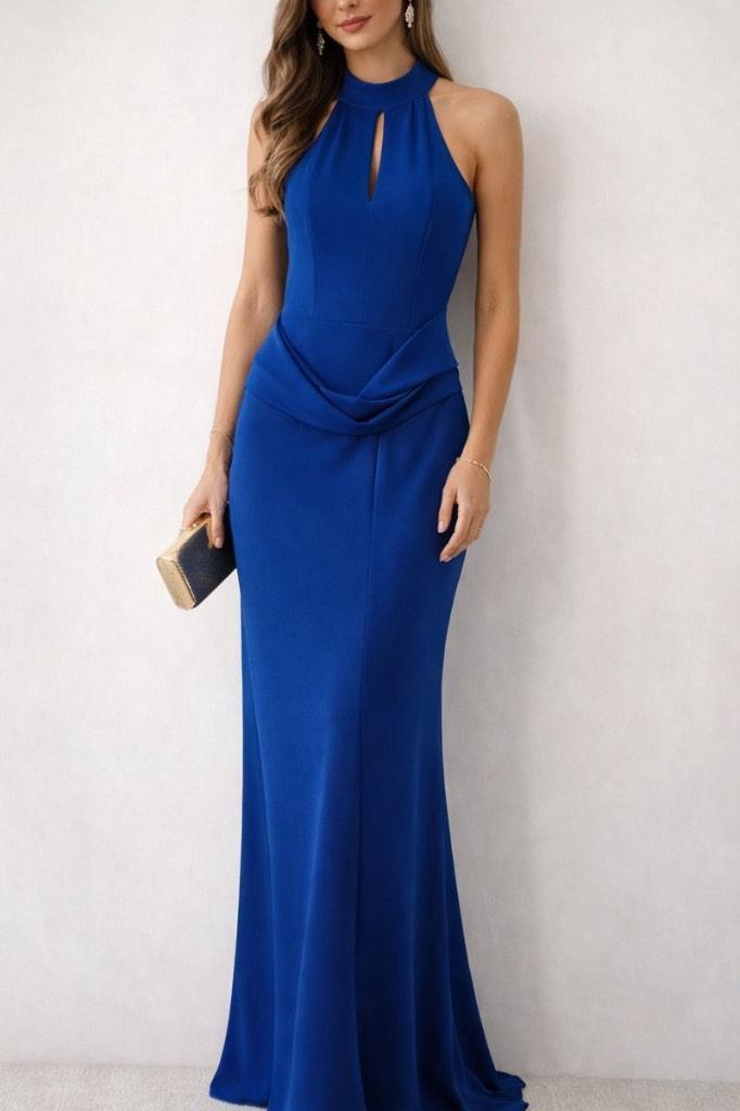 Royalblue lang kleedje mouwloos maat S, Kleding | Dames, Jurken, Blauw, Nieuw, Ophalen of Verzenden, Maat 36 (S)