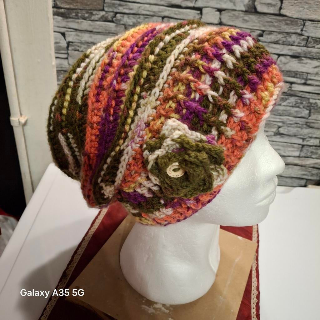 Sloucky muts voor tieners of dames gemengde kleuren,, Kleding | Dames, Ophalen of Verzenden, Nieuw, Muts